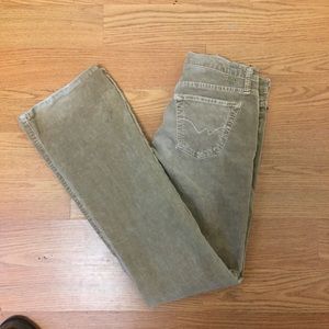 Women’s corduroy pants ag Adriano goldschmied 28